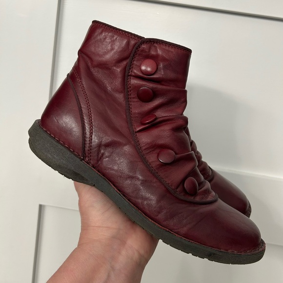 Miz Mooz Pumpkin Boots Bordeaux Size 41 - Picture 2 of 12